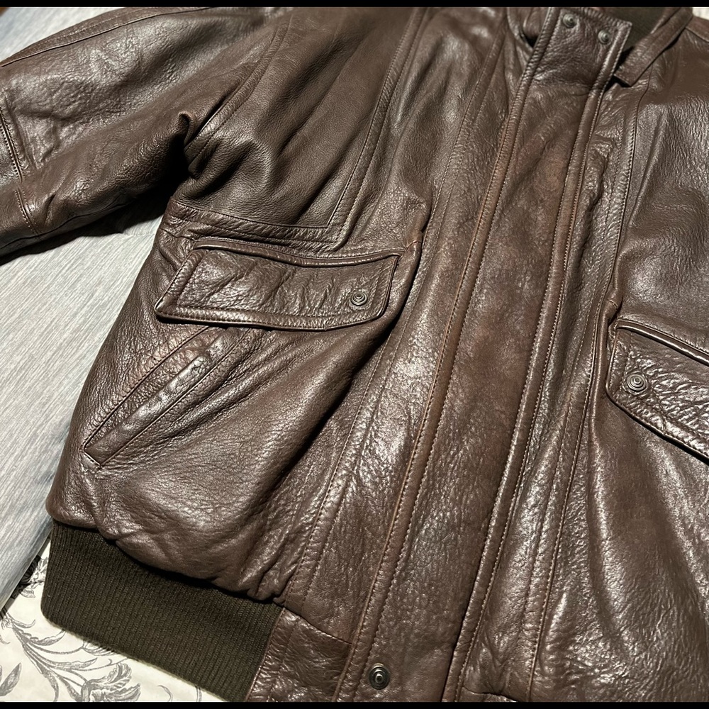 Vintage leather Member’s only Jacket